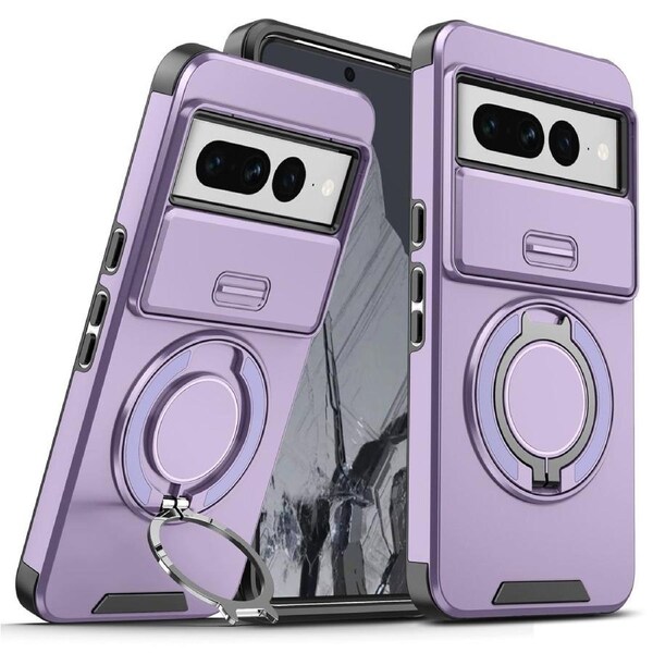 Sliding Camshield Ring Holder For Google Pixel 7 Pro - Purple