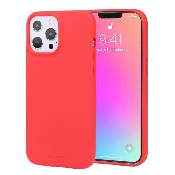 Goospery Soft Feeling Case For iPhone 13 Pro Max - Red