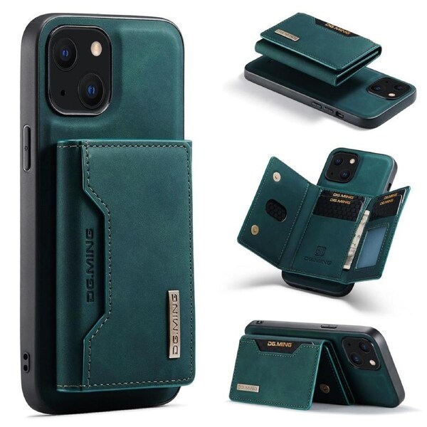 DG.Ming M2 Series 3 Fold Wallet For iPhone 13 - Green