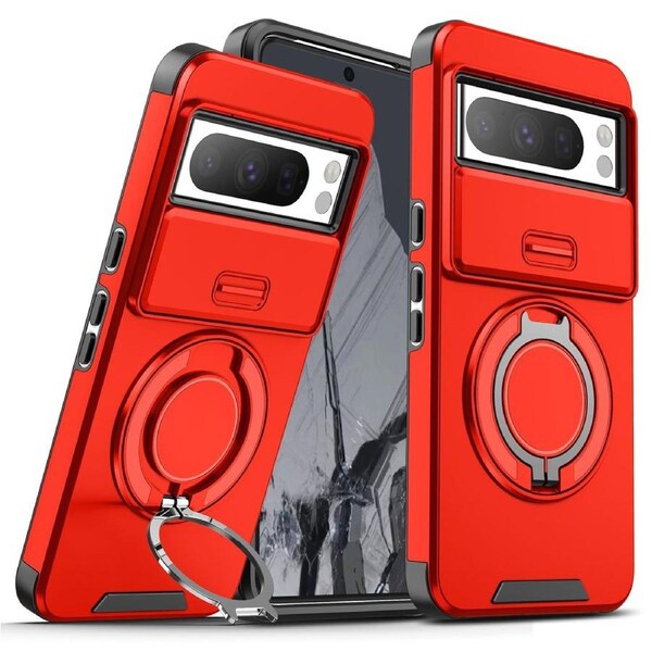 Sliding Camshield Ring Holder For Google Pixel 8 Pro - Red