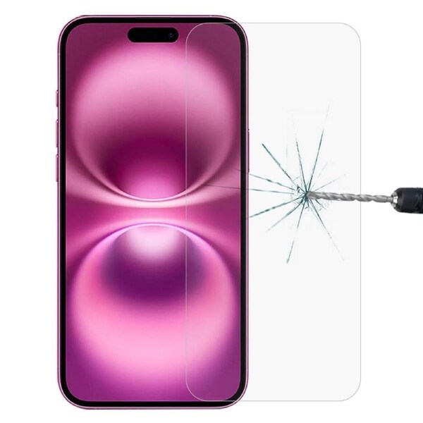 Wholesale Lot Of 10 2.5D Tempered Glass For iPhone 16 Plus - Clear