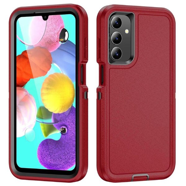 Tradies Case For Galaxy A55 5G - Red Heavy Duty Shockproof Defender Military Grade