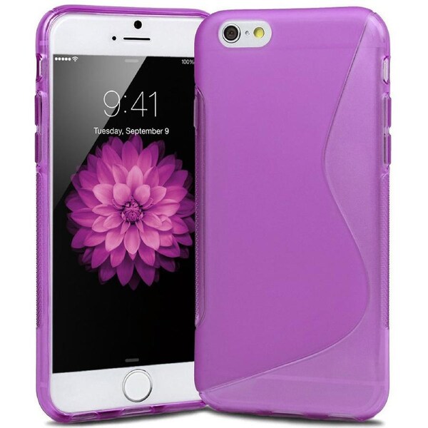S-Line TPU Gel Case For iPhone 6 / 6S Plus - Purple