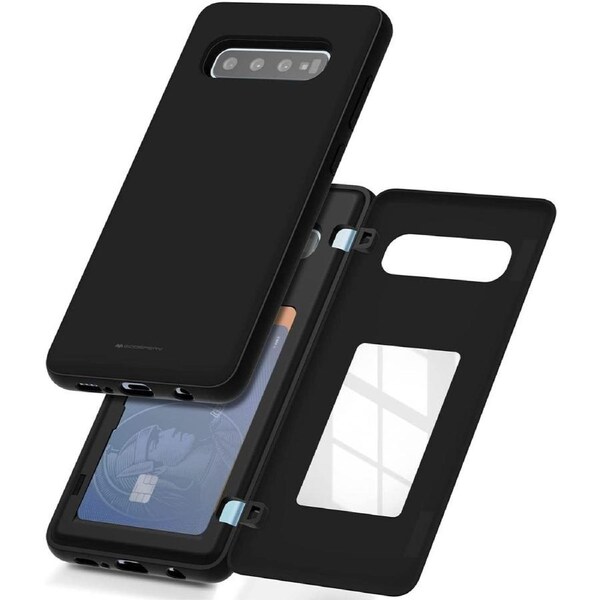 Mercury Magnetic Door Case For Galaxy S10+ Plus - Black