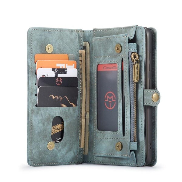 CaseMe 008 Series For Galaxy S20+ Plus - Blue Multi-Functional Wallet with Removable Inner Magnetic Case