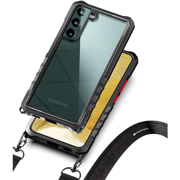 Mercury Z Bumper Case For Galaxy S22+ Plus - Black