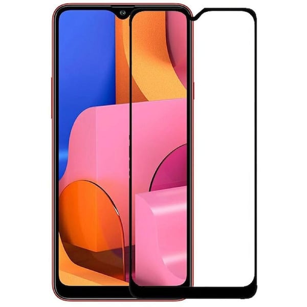 9D Full Cover Premium Tempered Glass For Galaxy A22 4G - Black