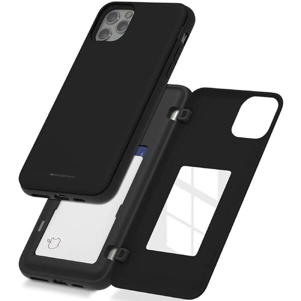 Mercury Magnetic Door Case For iPhone 11 Pro Max - Black