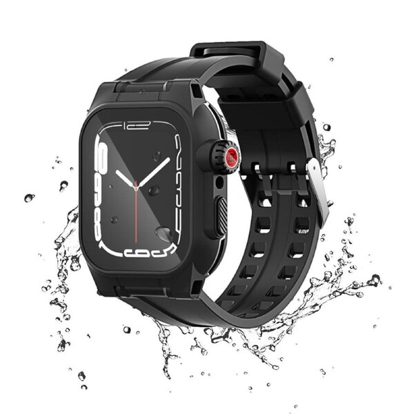 Waterproof Apple Watch Case For Apple Watch 41mm - Black