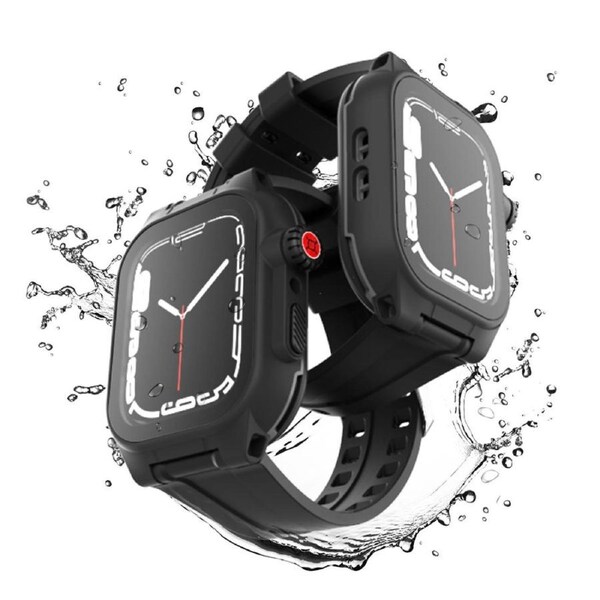 Waterproof Apple Watch Case For Apple Watch 45mm - Black