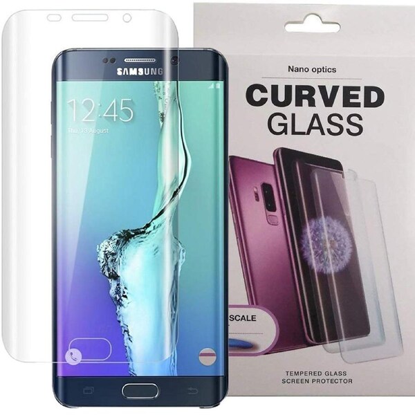 Liquid Nano UV Light Tempered Glass For Galaxy S6 Edge - Clear