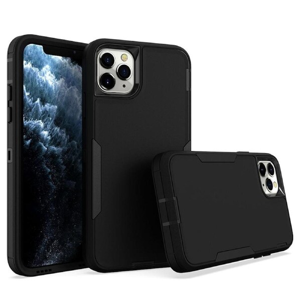 Compact Military Armour Case For iPhone 12 Pro Max - Black