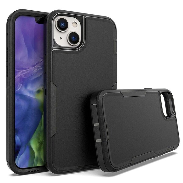 Compact Military Armour Case For iPhone 14 Plus - Black