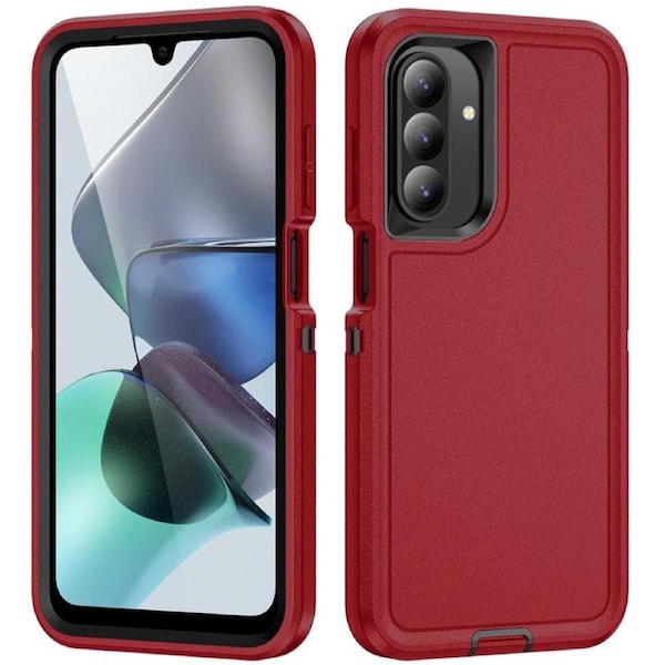 Tradies Case For Galaxy A26 5G - Red Heavy Duty Shockproof Defender Military Grade