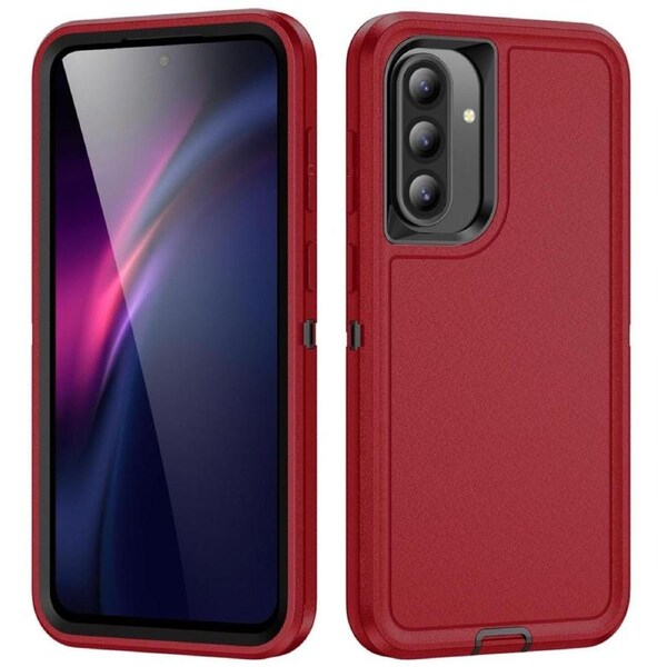 Tradies Case For Galaxy A56 5G - Red Heavy Duty Shockproof Defender Military Grade