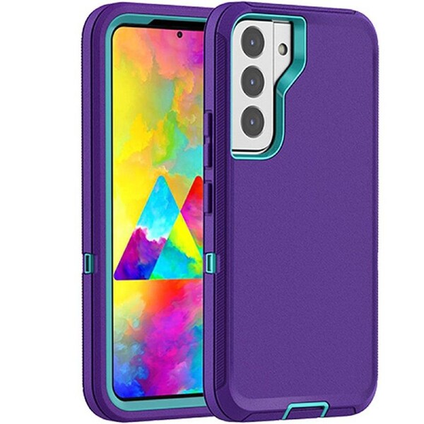 Tradies Case For Galaxy A15 5G - Purple / Blue Heavy Duty Shockproof Defender Military Grade
