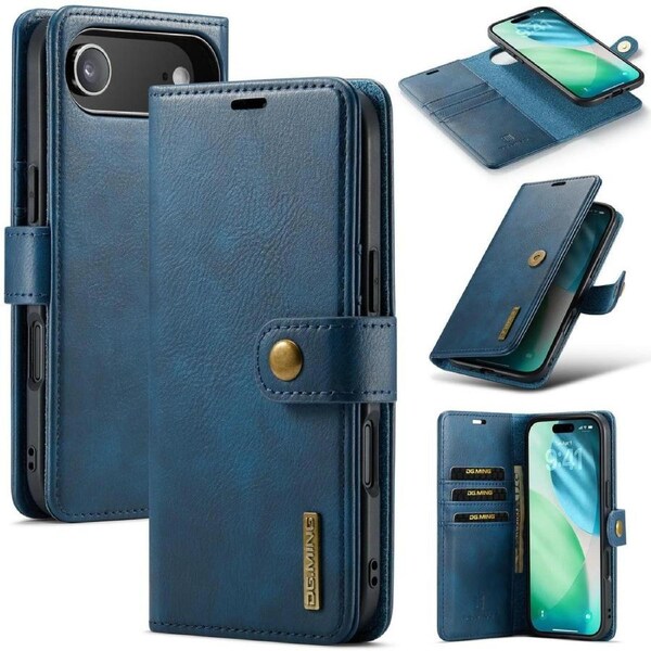 DG.Ming Wallet with Magnetic Case For iPhone 17 Air - Blue