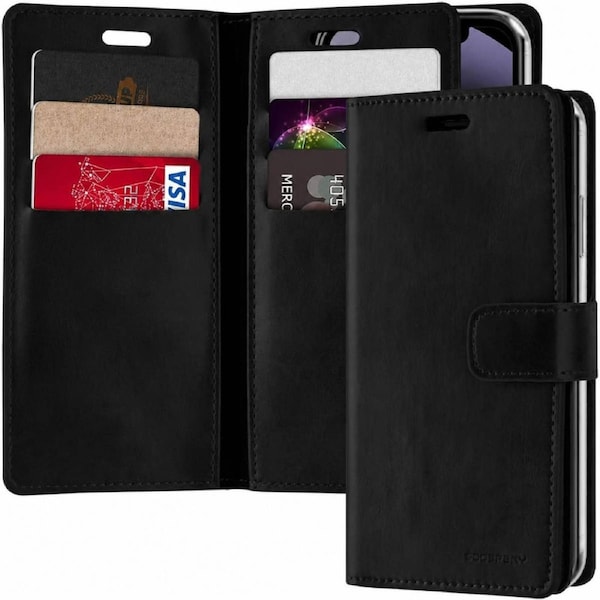 Black iPhone 12 / 12 Pro Magsafe Mercury Mansoor Wallet Case