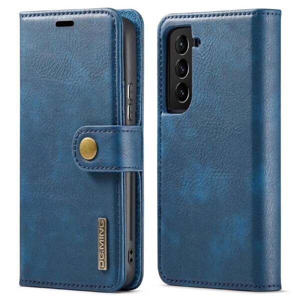 DG.Ming Wallet with Magnetic Case For Galaxy S22+ Plus - Blue