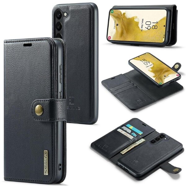 DG.Ming Wallet with Magnetic Case For Galaxy S23 - Black