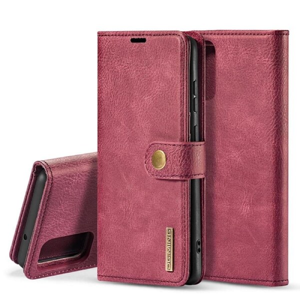 DG.Ming Wallet with Magnetic Case For Galaxy S20 - Red