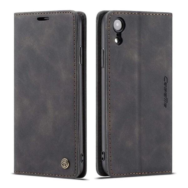 CaseMe 013 Series Slim Compact Wallet Phone Case For iPhone XS - Black