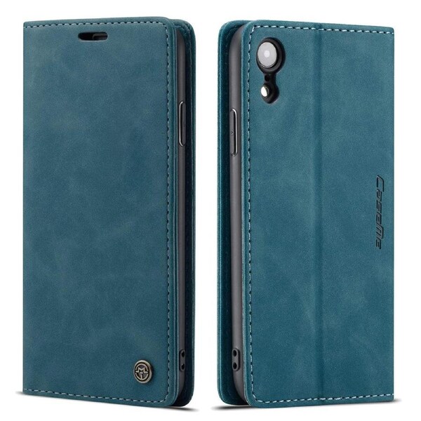 CaseMe 013 Series Slim Compact Wallet Phone Case For iPhone XS - Blue