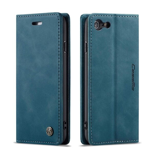 CaseMe 013 Series Slim Compact Wallet Phone Case For iPhone 6 / 7 / 8 - Blue