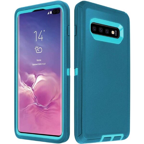Tradies Case For Galaxy S10 5G - Blue Heavy Duty Shockproof Defender Military Grade