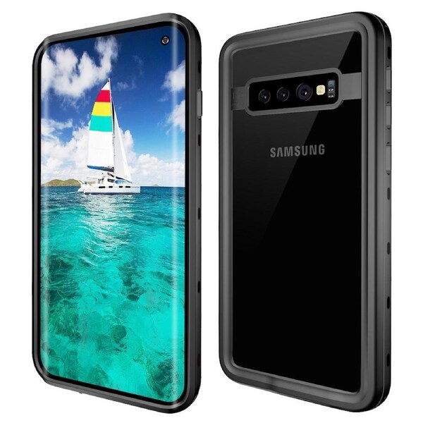 Waterproof Case For Galaxy S10 5G - Black Dust, Dirt, Snow and Drop Proof, IP68 Rating
