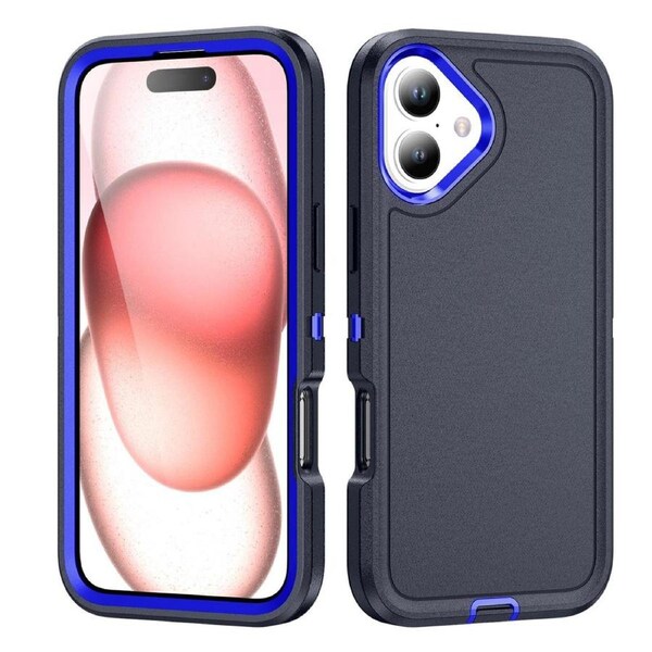 Tradies Case For iPhone 16 Plus - Navy Heavy Duty Shockproof Defender Military Grade