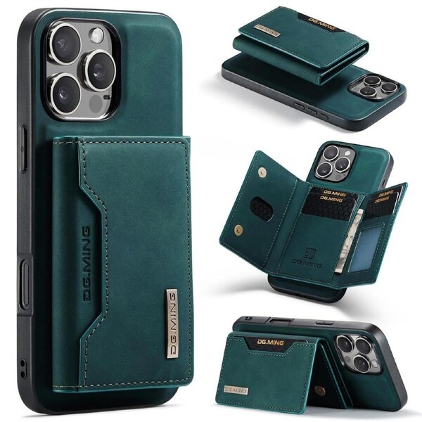 DG.Ming M2 Series 3 Fold Wallet For iPhone 16 Pro - Green