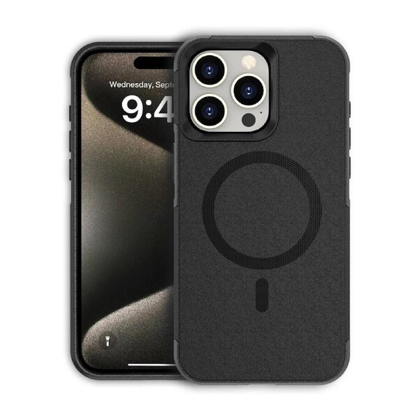 RedPepper Magsafe Shockproof Case For iPhone 15 Pro Max - Black
