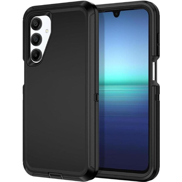 Tradies Case For Galaxy A16 5G - Black Heavy Duty Shockproof Defender Military Grade