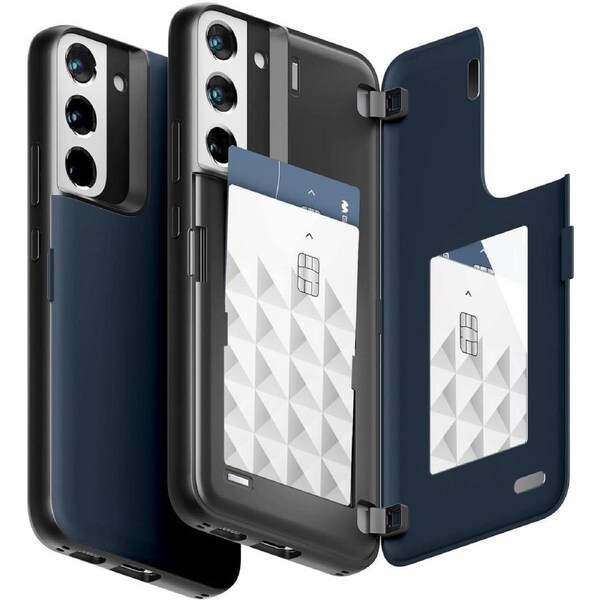 Mercury Magnetic Door Case For Galaxy S22+ Plus - Navy