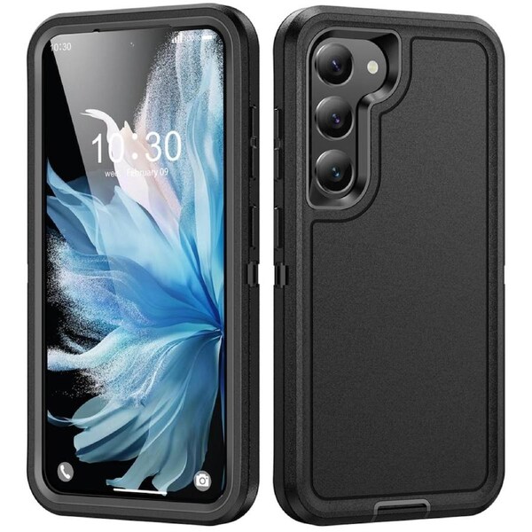Tradies Case For Galaxy S25+ Plus - Black Heavy Duty Shockproof Defender Military Grade