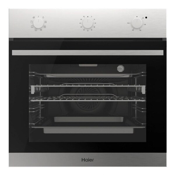 Haier HWO60S7MX6 60cm 300 Series 7 Function Built-in Oven with Air Fry Stainless Steel