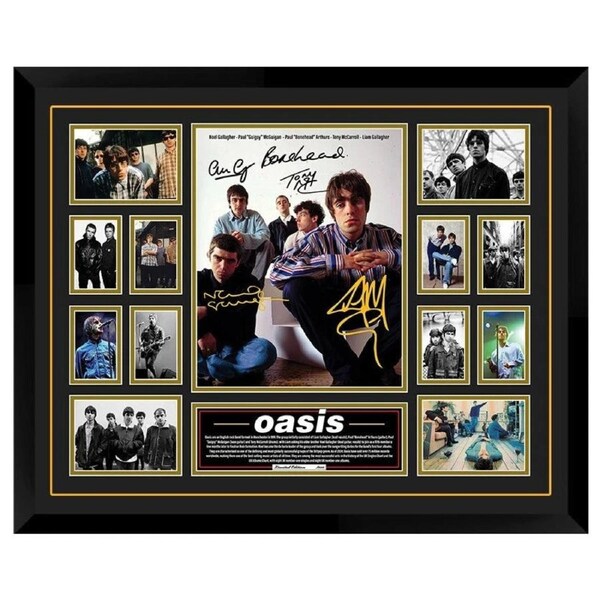 OASIS LIAM NOEL GALLAGHER Limited Photo Memorabilia Frame