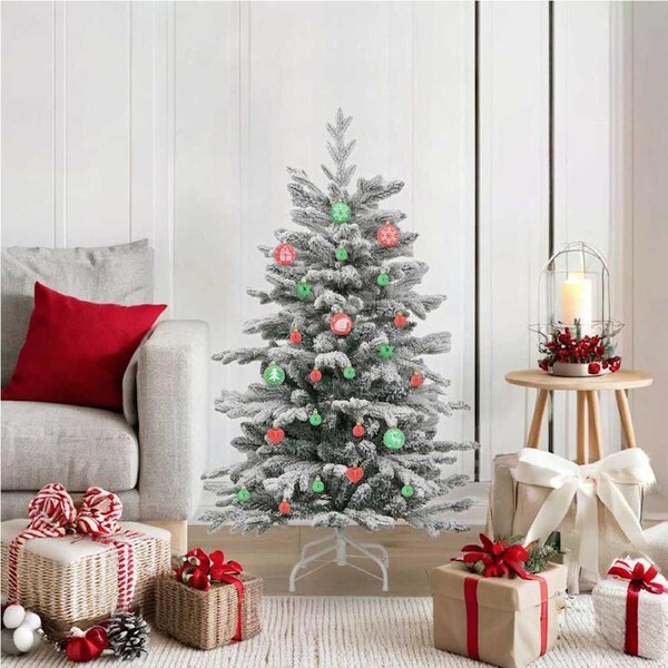 Christmas Bauble Set 40 pcs Gold and Red Plastic vidaXL