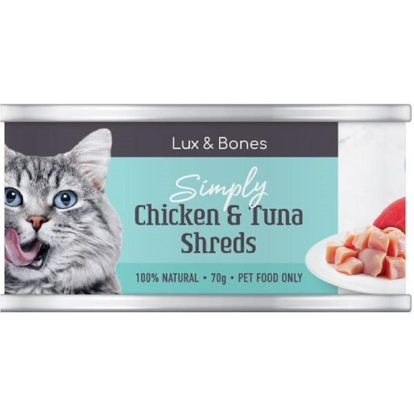 Lux & Bones - Shreds Chicken & Tuna 70g