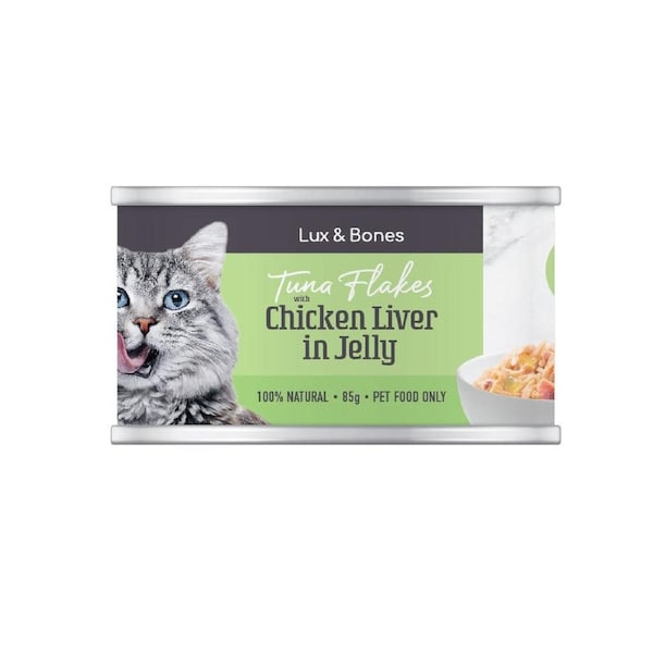 Lux & Bones - Tuna Flakes with Chicken Liver 85g