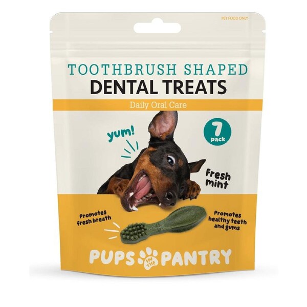 Pups in the Pantry Dental Toothbrush Sticks 7 Pack (Medium)