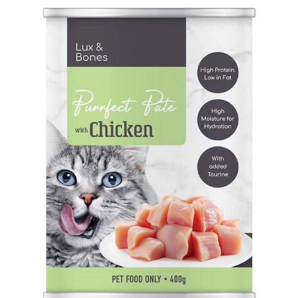 Lux & Bones - Purfect Pate Chicken 400g