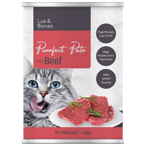 Lux & Bones - Purfect Pate Beef 400g