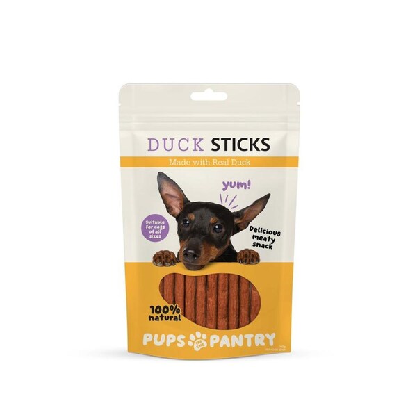 Pups in the Pantry Duck Sticks 100g