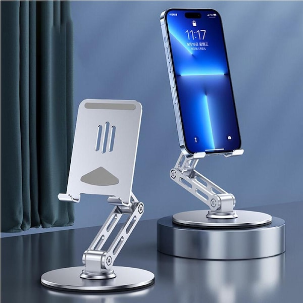 360°Rotating Desktop Stand Foldable Aluminum Alloy Phone Holder iPad Stand holder