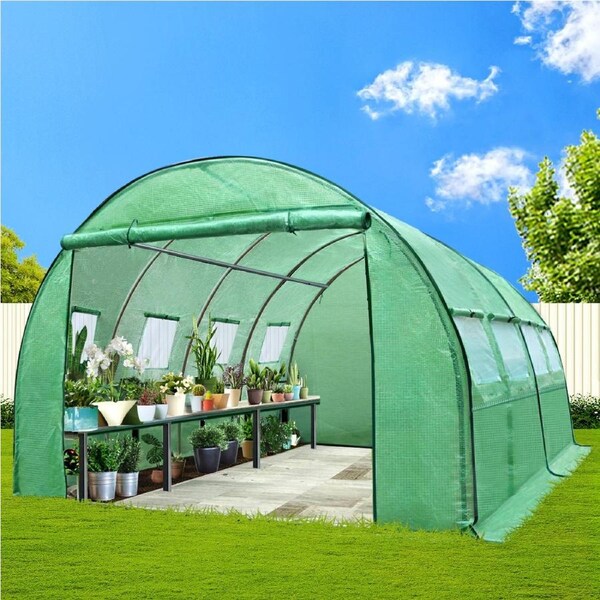 Green Fingers Greenhouse Walk-in Tunnel Green House 4x3x2M