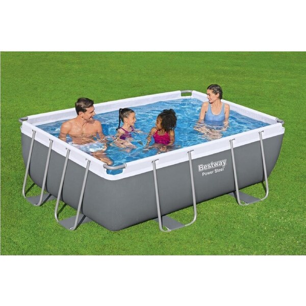 Bestway Steel Pro MAX Above Ground Rectangular Pool Set 2.82m x 1.96m x 84cm