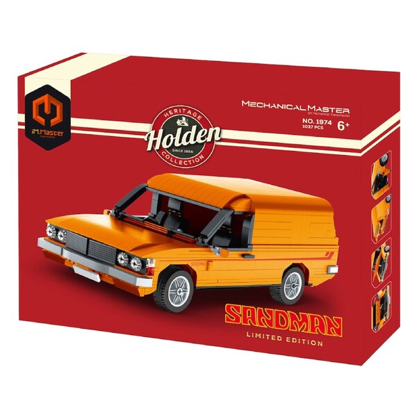 iM.Master Mechanical Master Limited Edition Holden HZ Sandman Orange 1037 Piece Model Kit (1974)