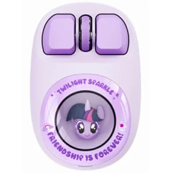 My Little Pony Dual Mode Bluetooth Mouse Wireless 2.4GHz QS-MS08 - Purple